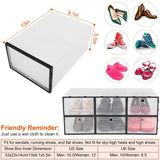 Stackable Shoe Storage Bin Transparent Dustproof Storage & Organization - Tophatter Daily Deals
