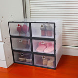Stackable Shoe Storage Bin Transparent Dustproof Storage & Organization - Tophatter Daily Deals