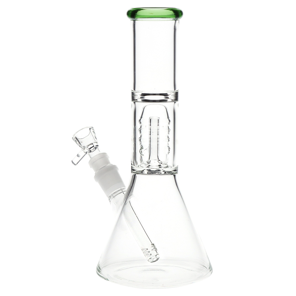 Stacked Dome Perc Beaker Bong Bongs - Tophatter Daily Deals