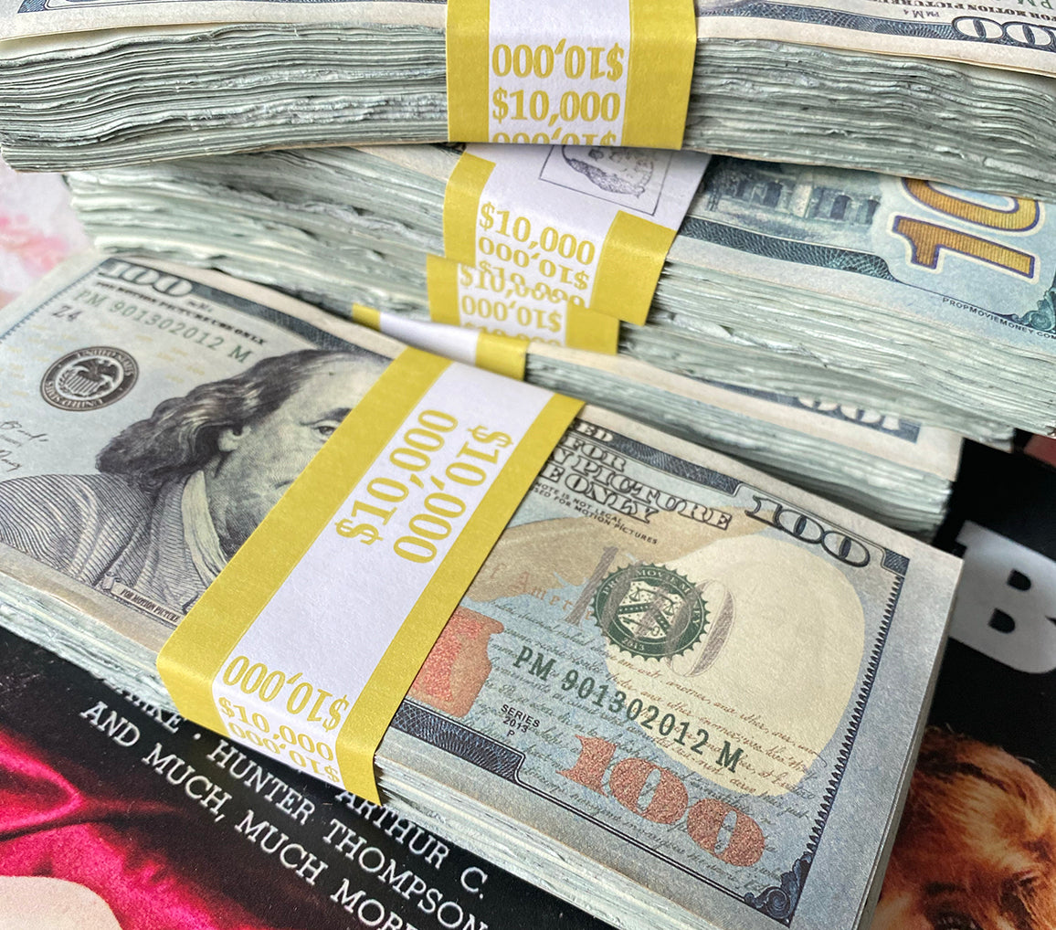 $50,000 Aged Prop Money - Blank Filler Toys & Games - Tophatter Daily Deals