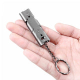 Stainless Emergency Outdoor Survival Whistle Outdoor Recreation - Tophatter Daily Deals