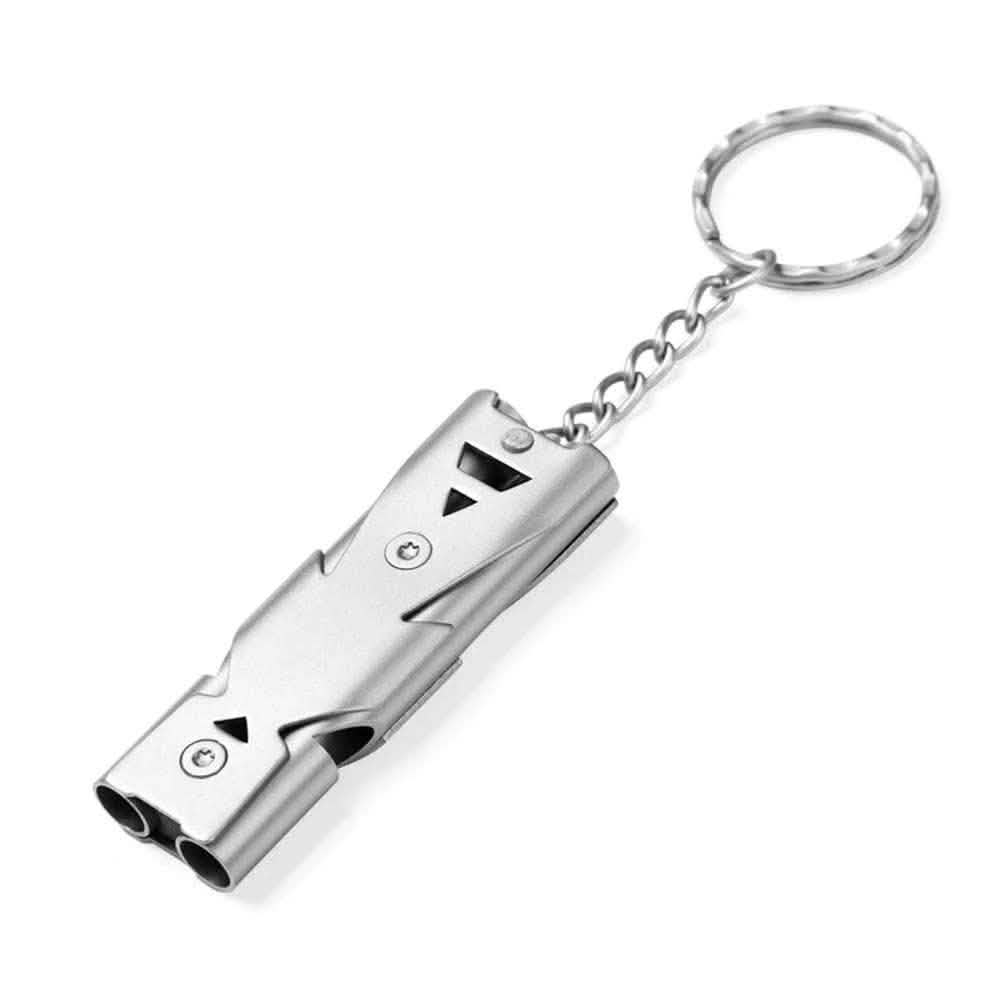 Stainless Emergency Outdoor Survival Whistle Silver Outdoor Recreation - Tophatter Daily Deals