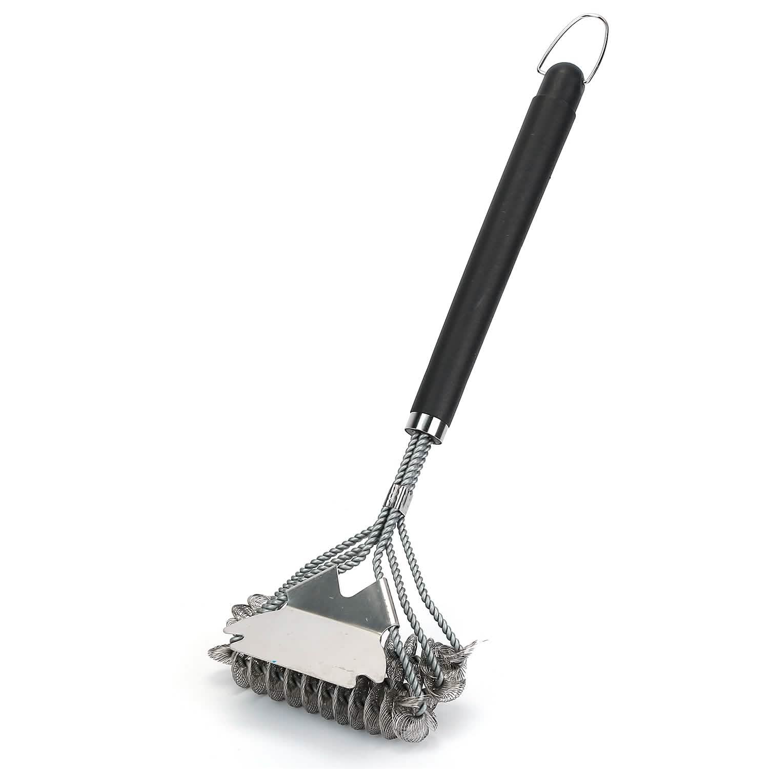 Stainless Steel BBQ Grill Cleaning Brush Kitchen Tools & Gadgets - Tophatter Daily Deals
