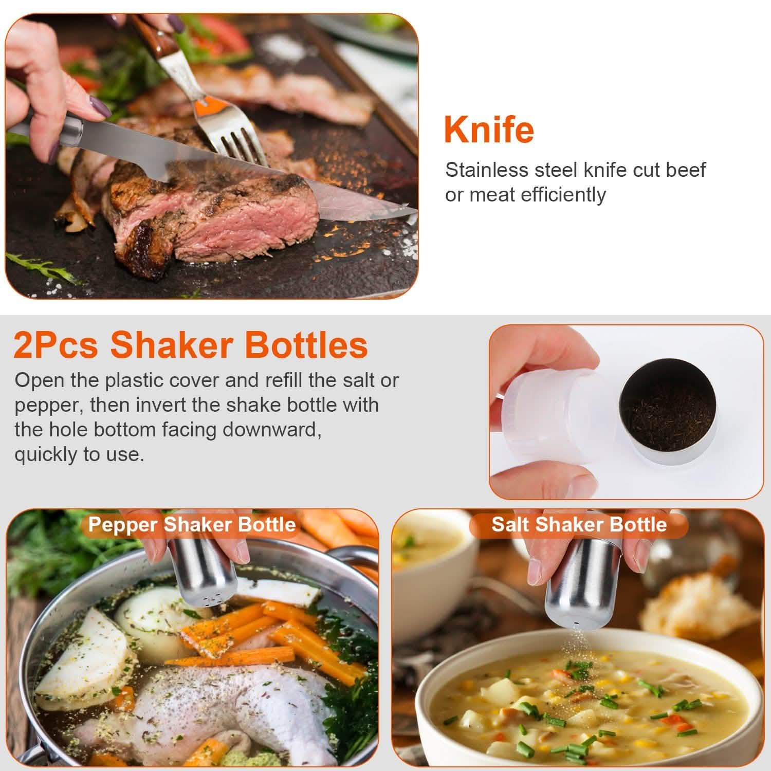 Stainless Steel BBQ Grill Tool Kit Kitchen Tools & Gadgets - Tophatter Daily Deals
