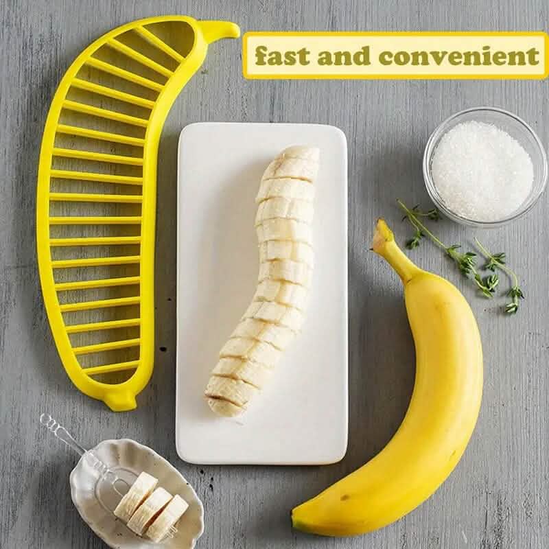 Stainless Steel Blade Banana Slicer Kitchen Tools & Gadgets - Tophatter Daily Deals