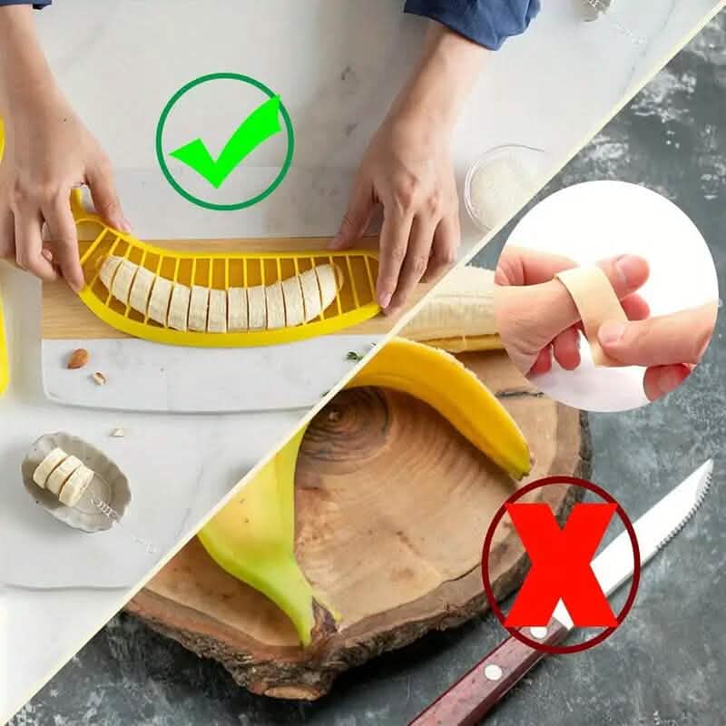 Stainless Steel Blade Banana Slicer Kitchen Tools & Gadgets - Tophatter Daily Deals