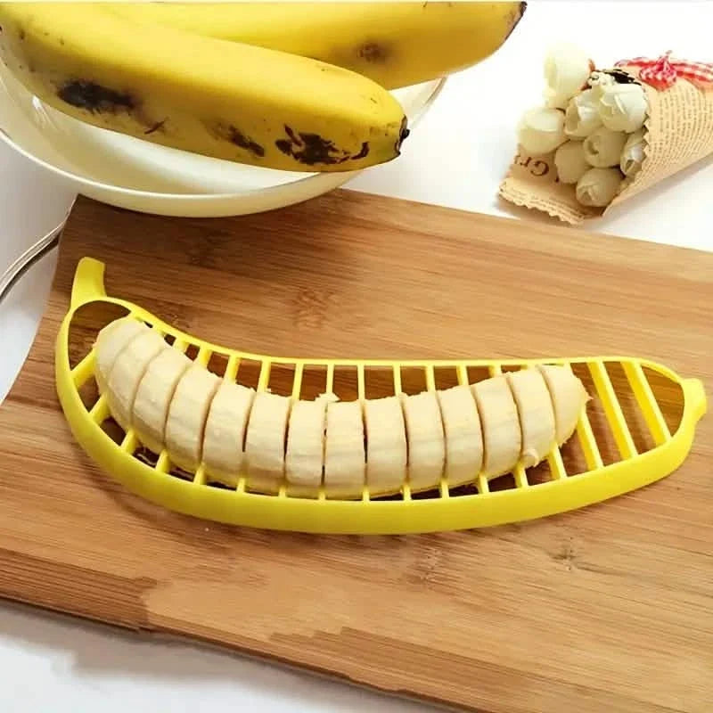 Stainless Steel Blade Banana Slicer Kitchen Tools & Gadgets - Tophatter Daily Deals