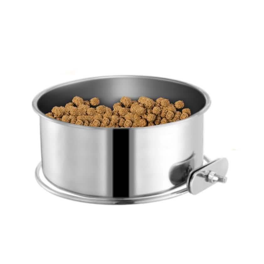 Stainless Steel Dog Pet Bowl L Pet Supplies - Tophatter Daily Deals