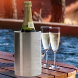 Stainless Steel Double Walled Insulation Wine Chiller Wine & Dining - Tophatter Daily Deals