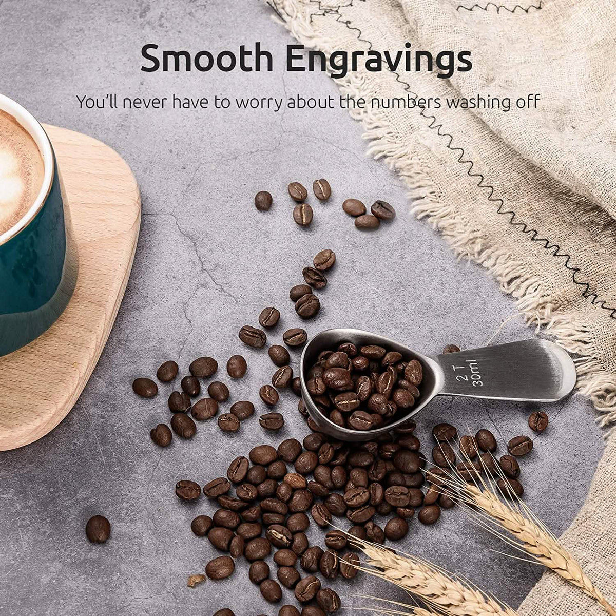 Stainless Steel Measuring Coffee Scoop Kitchen Tools & Gadgets - Tophatter Daily Deals