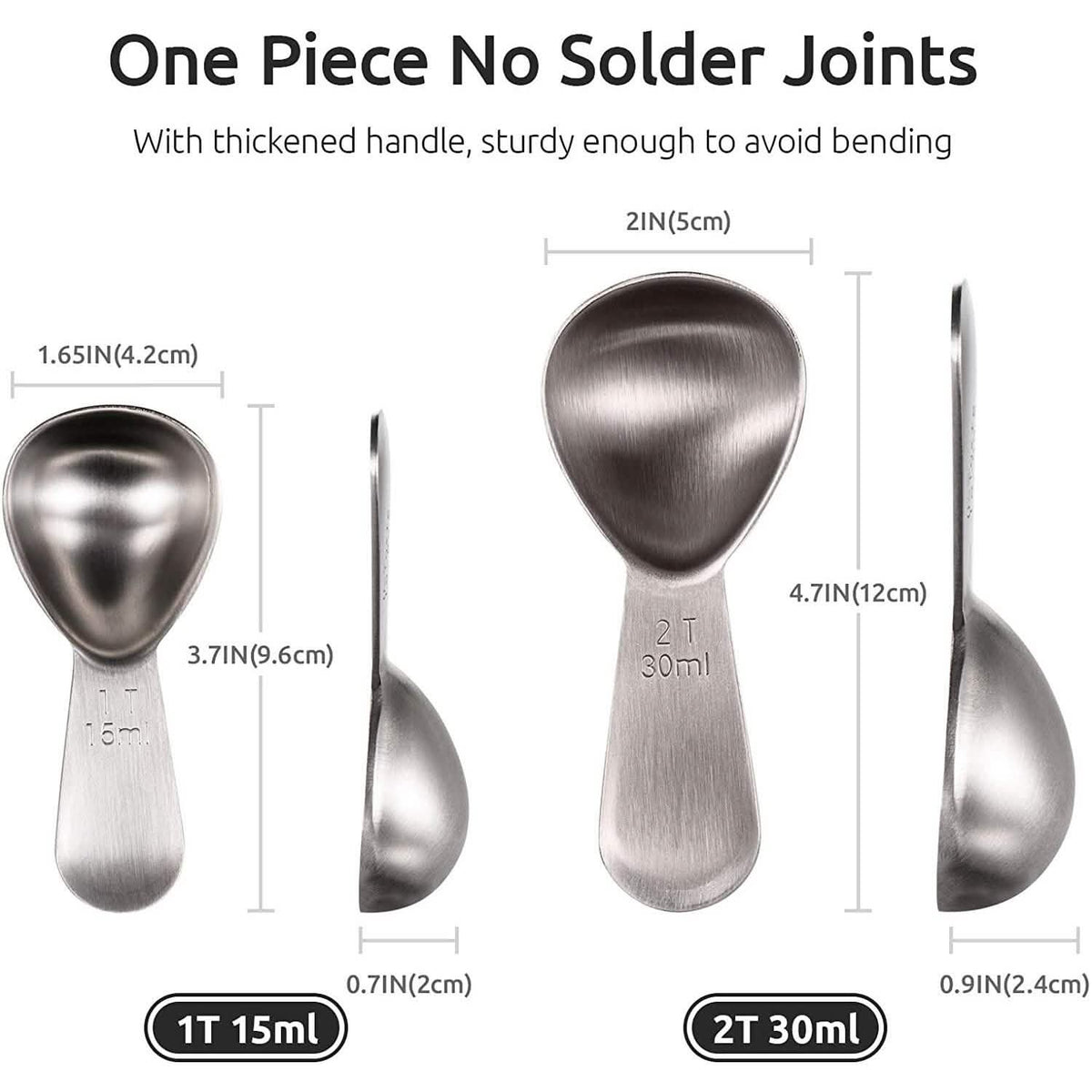 Stainless Steel Measuring Coffee Scoop Kitchen Tools & Gadgets - Tophatter Daily Deals
