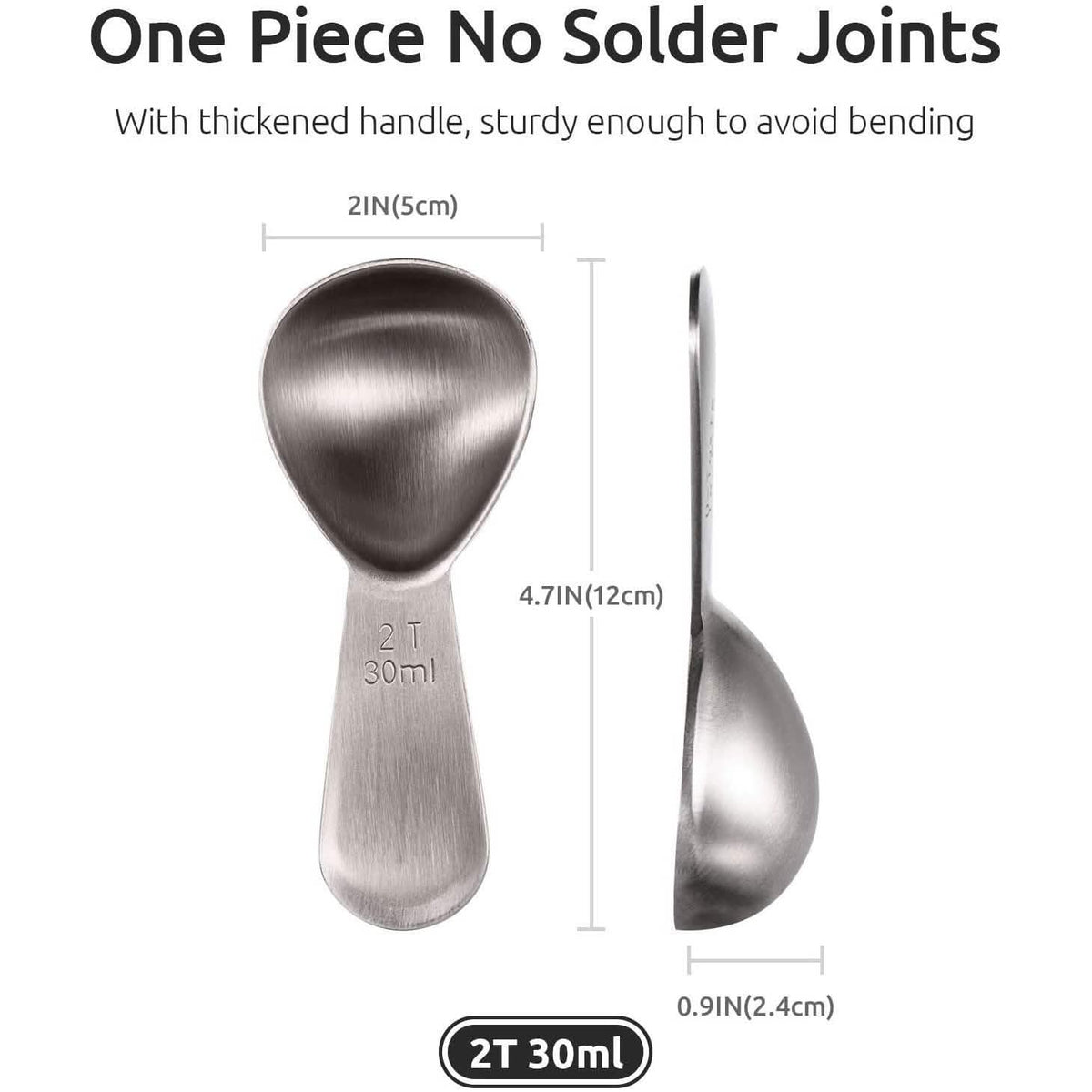 Stainless Steel Measuring Coffee Scoop Kitchen Tools & Gadgets - Tophatter Daily Deals