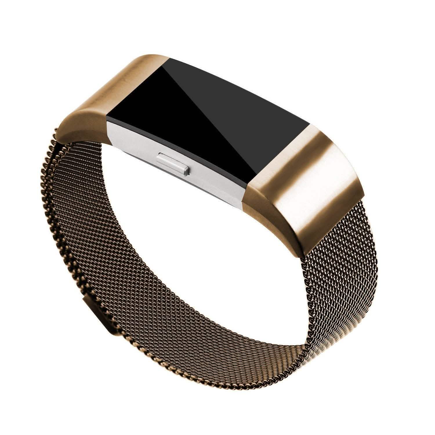 Stainless Steel Mesh Milanese Loop Band for Fitbit Charge 2 Mobile Accessories - Tophatter Daily Deals