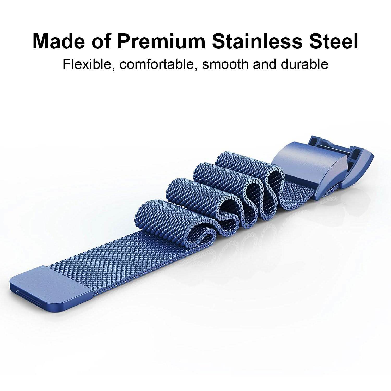 Stainless Steel Mesh Milanese Loop Band for Fitbit Charge 2 Mobile Accessories - Tophatter Daily Deals