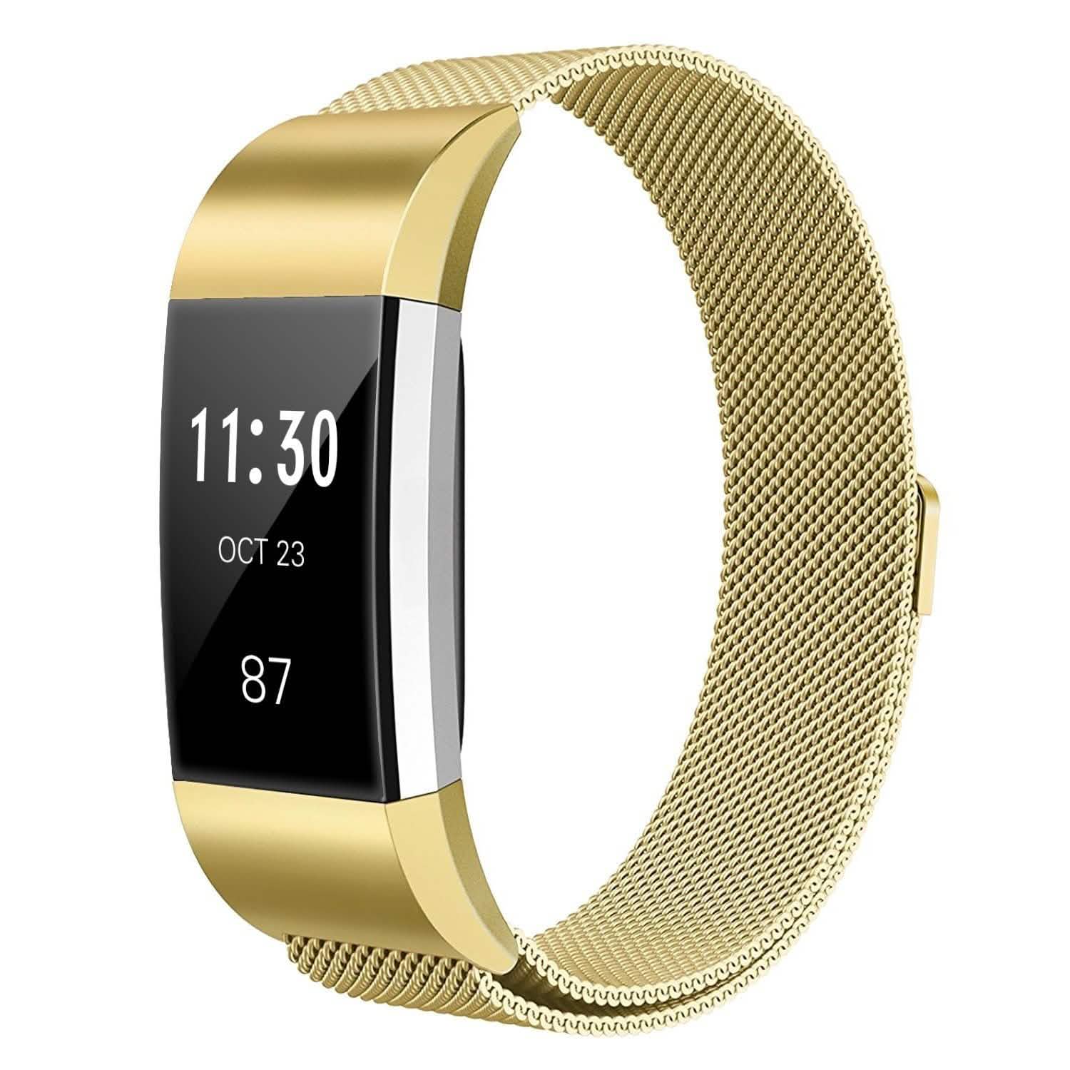 Stainless Steel Mesh Milanese Loop Band for Fitbit Charge 2 Mobile Accessories - Tophatter Daily Deals