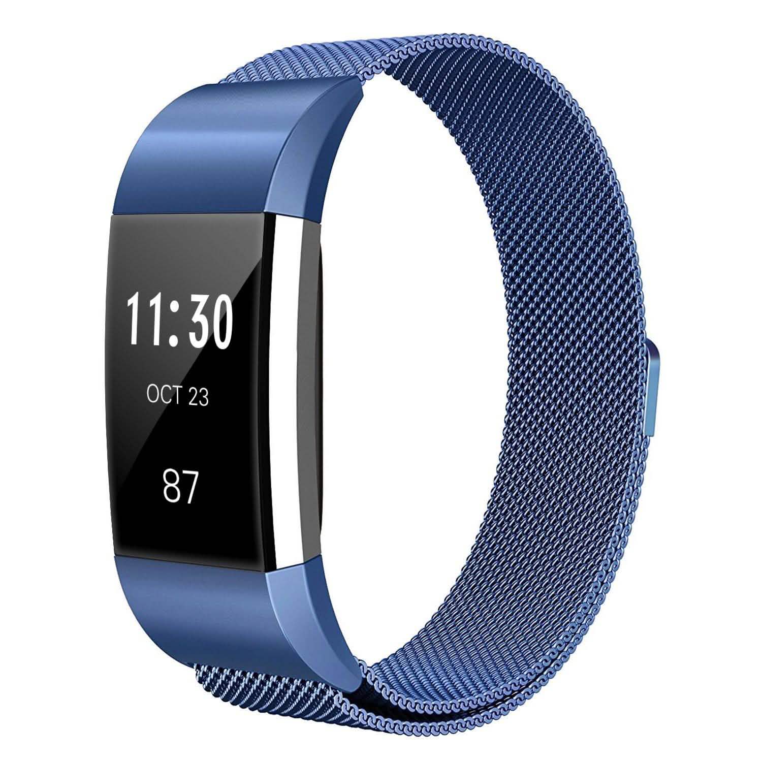 Stainless Steel Mesh Milanese Loop Band for Fitbit Charge 2 Mobile Accessories - Tophatter Daily Deals