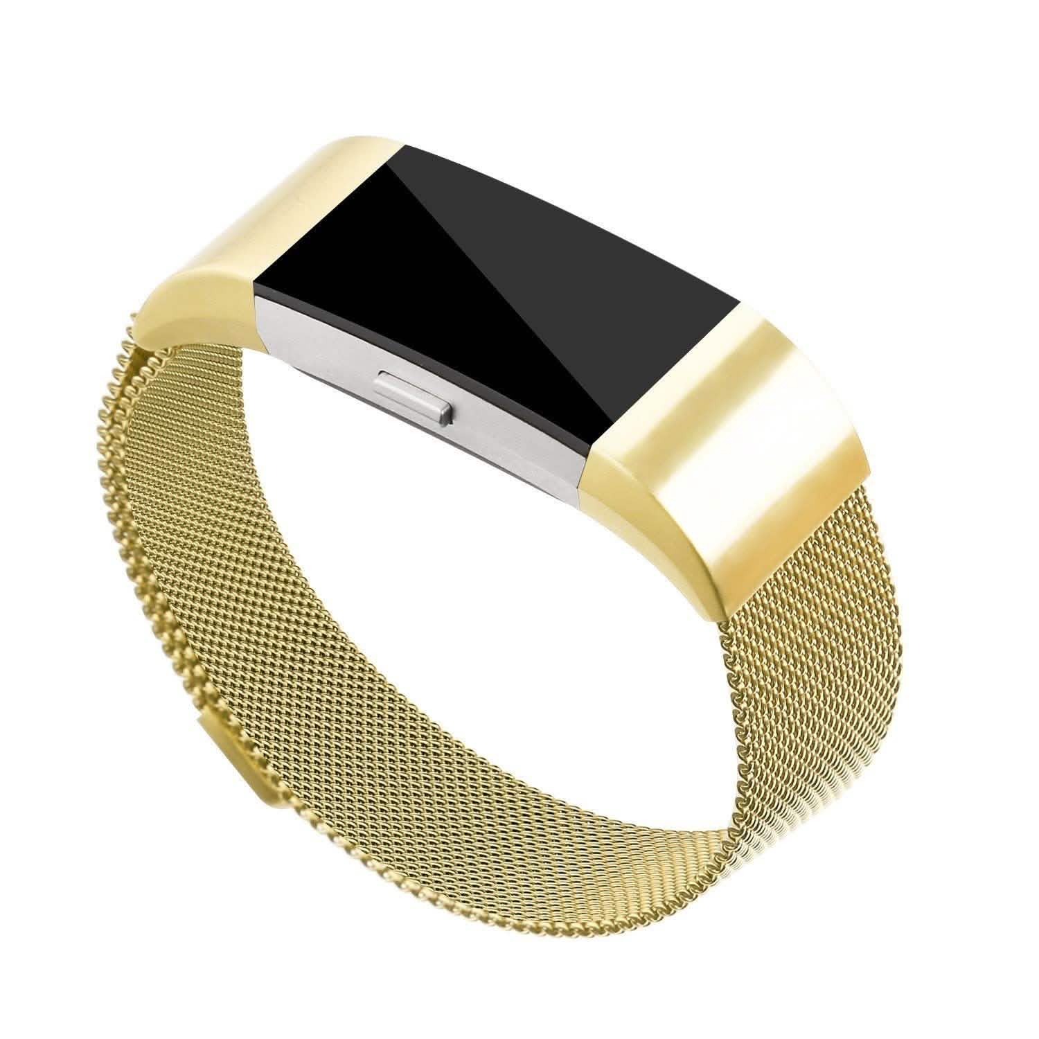 Stainless Steel Mesh Milanese Loop Band for Fitbit Charge 2 Mobile Accessories - Tophatter Daily Deals