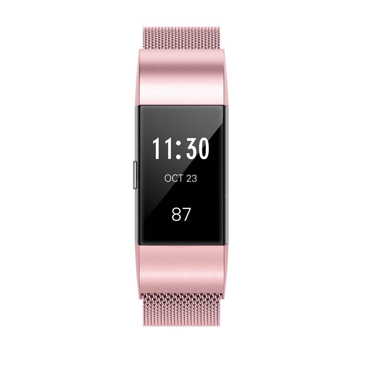 Stainless Steel Mesh Milanese Loop Band for Fitbit Charge 2 Mobile Accessories - Tophatter Daily Deals