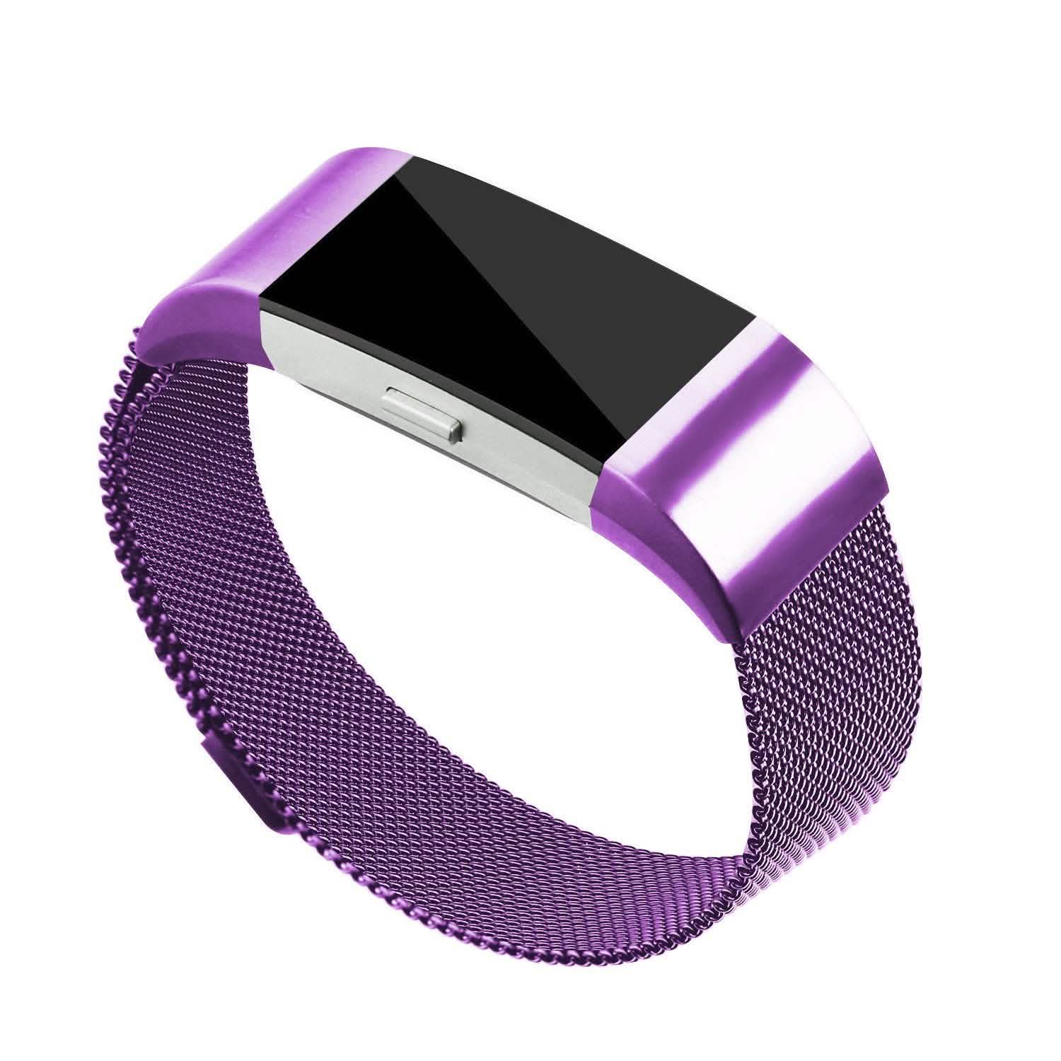 Stainless Steel Mesh Milanese Loop Band for Fitbit Charge 2 Mobile Accessories - Tophatter Daily Deals