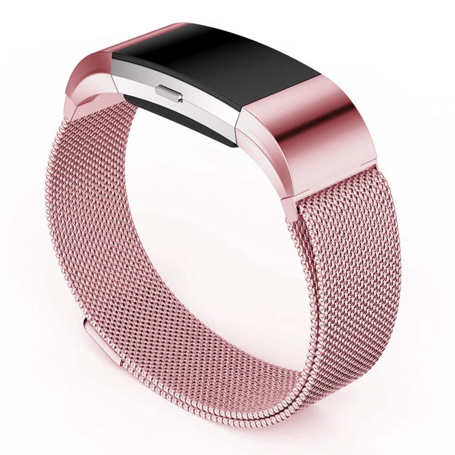 Stainless Steel Mesh Milanese Loop Band for Fitbit Charge 2 Mobile Accessories - Tophatter Daily Deals