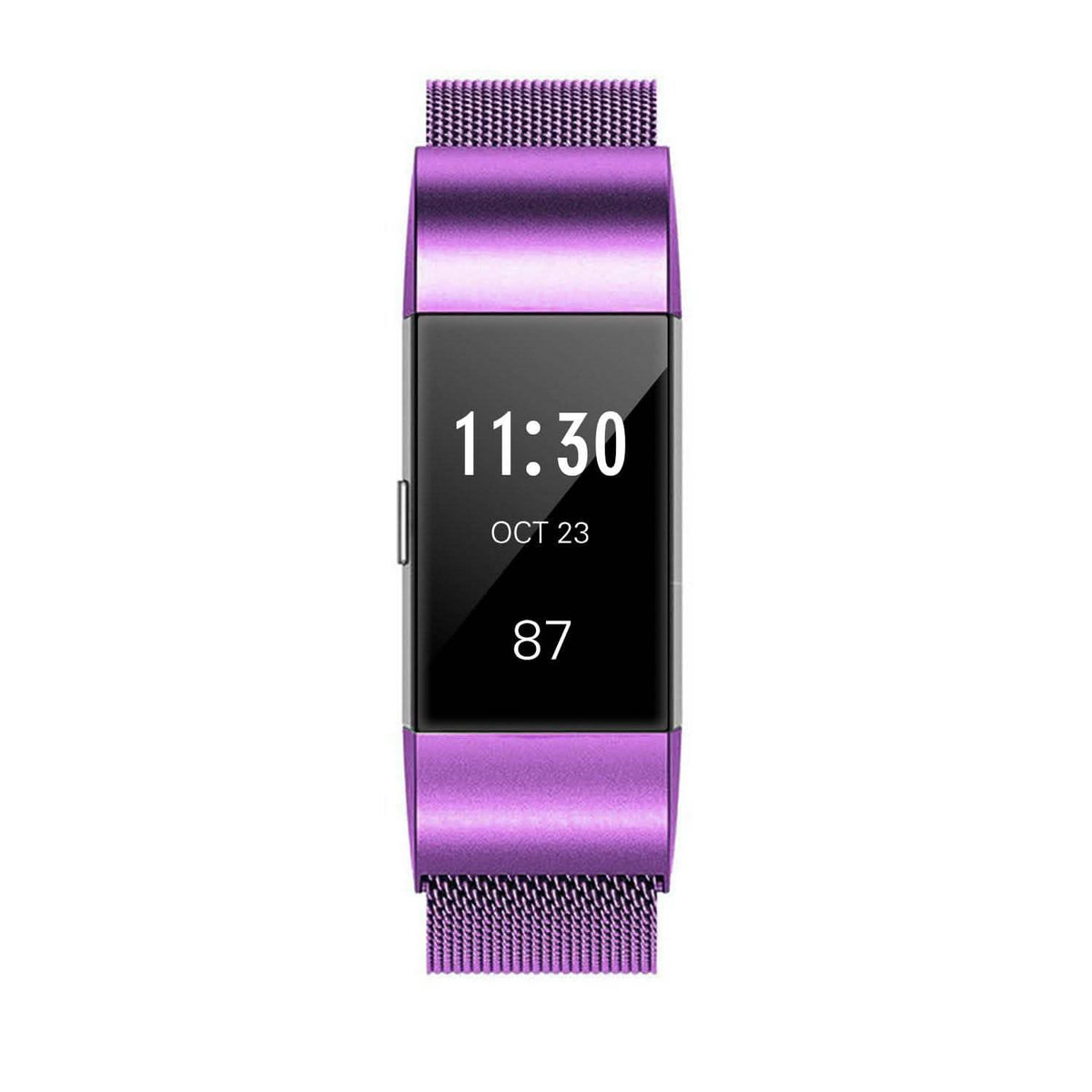 Stainless Steel Mesh Milanese Loop Band for Fitbit Charge 2 Mobile Accessories - Tophatter Daily Deals