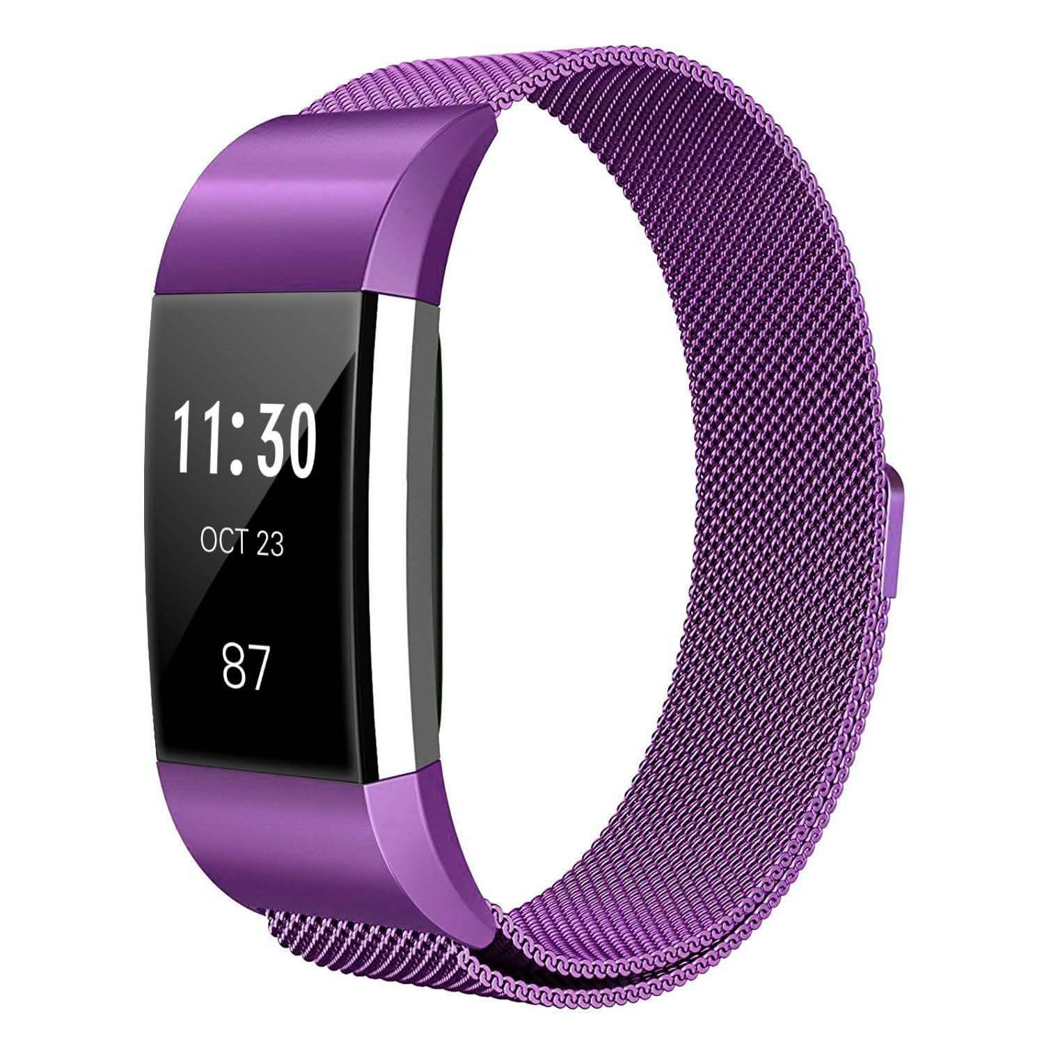 Stainless Steel Mesh Milanese Loop Band for Fitbit Charge 2 Mobile Accessories - Tophatter Daily Deals