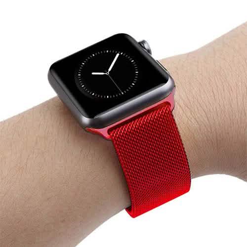 Stainless Steel Milanese Loop Band Replacement for Apple Watches Smart Watches - Tophatter Daily Deals