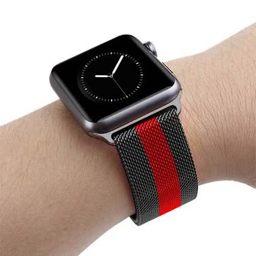 Stainless Steel Milanese Loop Band Replacement for Apple Watches Smart Watches - Tophatter Daily Deals