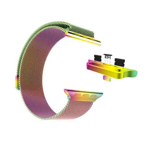 Stainless Steel Milanese Loop Band Replacement for Apple Watches Smart Watches - Tophatter Daily Deals