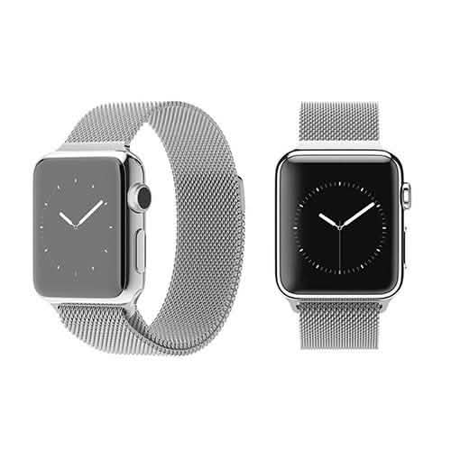 Stainless Steel Milanese Loop Band Replacement for Apple Watches Smart Watches - Tophatter Daily Deals