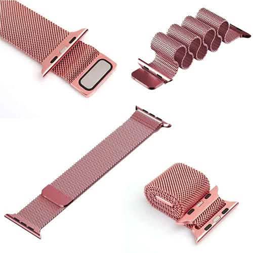 Stainless Steel Milanese Loop Band Replacement for Apple Watches Smart Watches - Tophatter Daily Deals