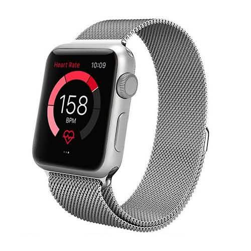 Stainless Steel Milanese Loop Band Replacement for Apple Watches Smart Watches - Tophatter Daily Deals