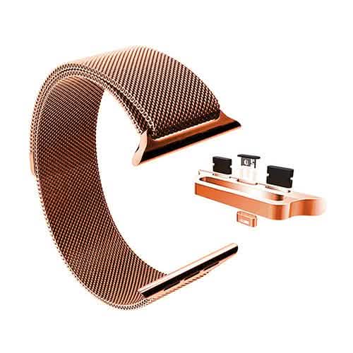 Stainless Steel Milanese Loop Band Replacement for Apple Watches Smart Watches - Tophatter Daily Deals