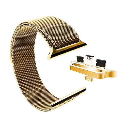 Stainless Steel Milanese Loop Band Replacement for Apple Watches Smart Watches - Tophatter Daily Deals