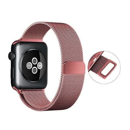 Stainless Steel Milanese Loop Band Replacement for Apple Watches Smart Watches - Tophatter Daily Deals