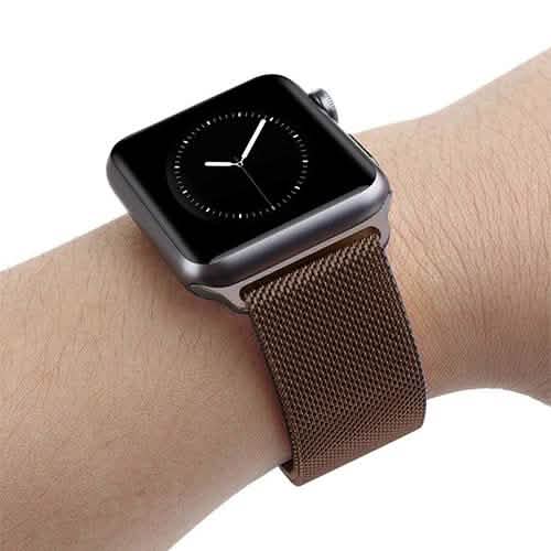Stainless Steel Milanese Loop Band Replacement for Apple Watches Smart Watches - Tophatter Daily Deals
