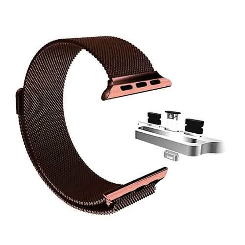 Stainless Steel Milanese Loop Band Replacement for Apple Watches Smart Watches - Tophatter Daily Deals