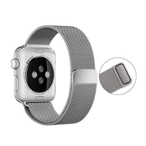 Stainless Steel Milanese Loop Band Replacement for Apple Watches Smart Watches - Tophatter Daily Deals