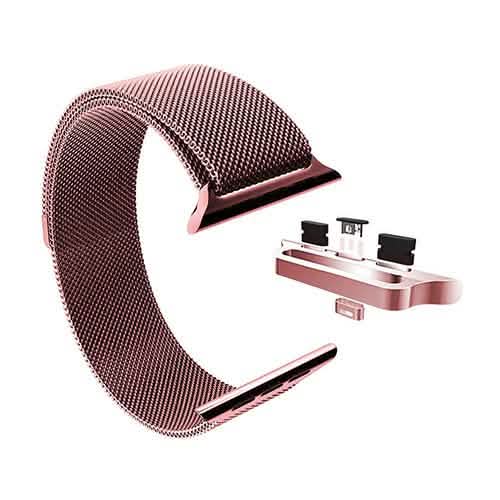 Stainless Steel Milanese Loop Band Replacement for Apple Watches Smart Watches - Tophatter Daily Deals