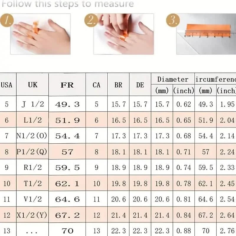 Stainless Steel Mood Ring Inlaid Thermal Discoloration Stone Rings - Tophatter Daily Deals