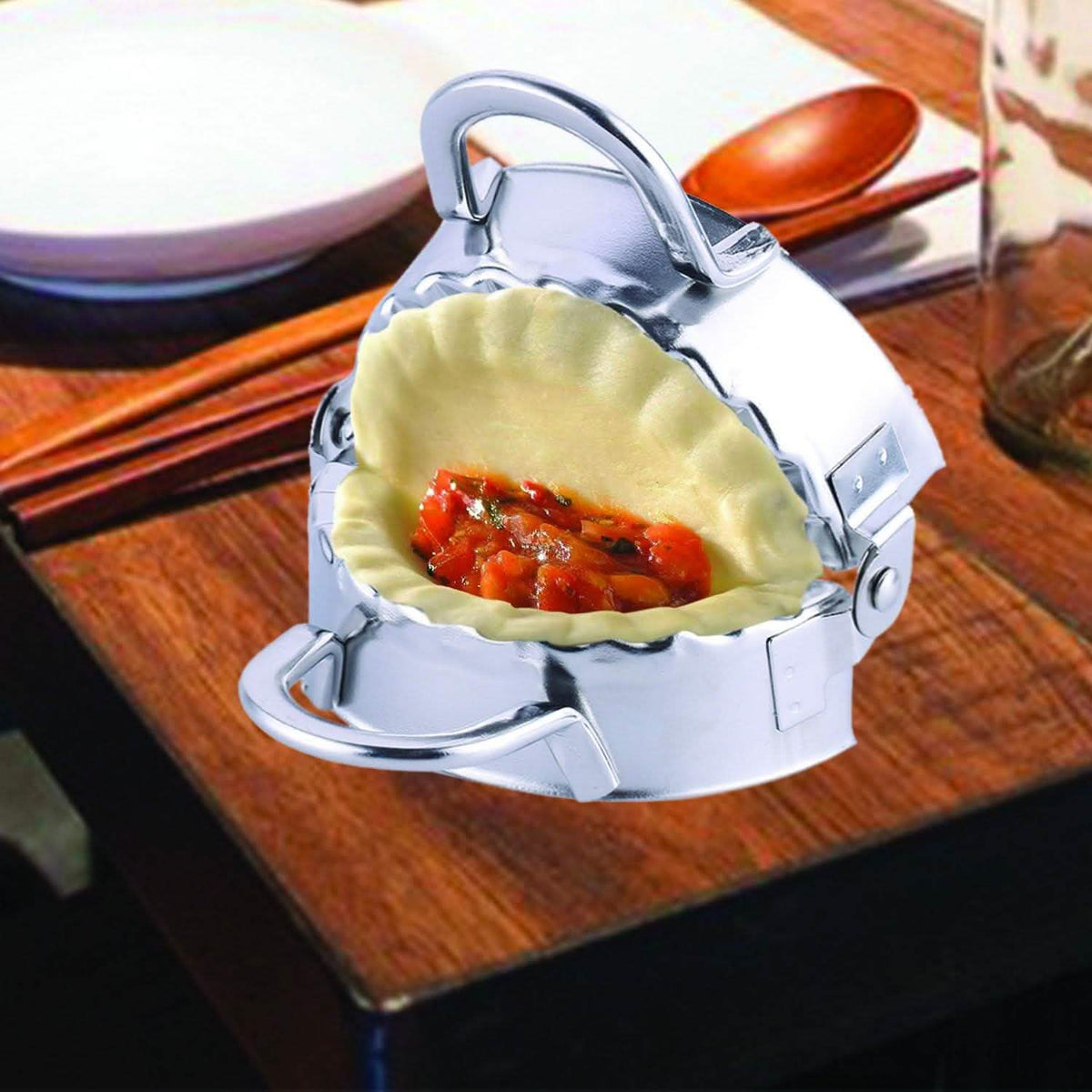 Stainless Steel Ravioli Press And Dumpling Mold Maker Kitchen Tools & Gadgets - Tophatter Daily Deals