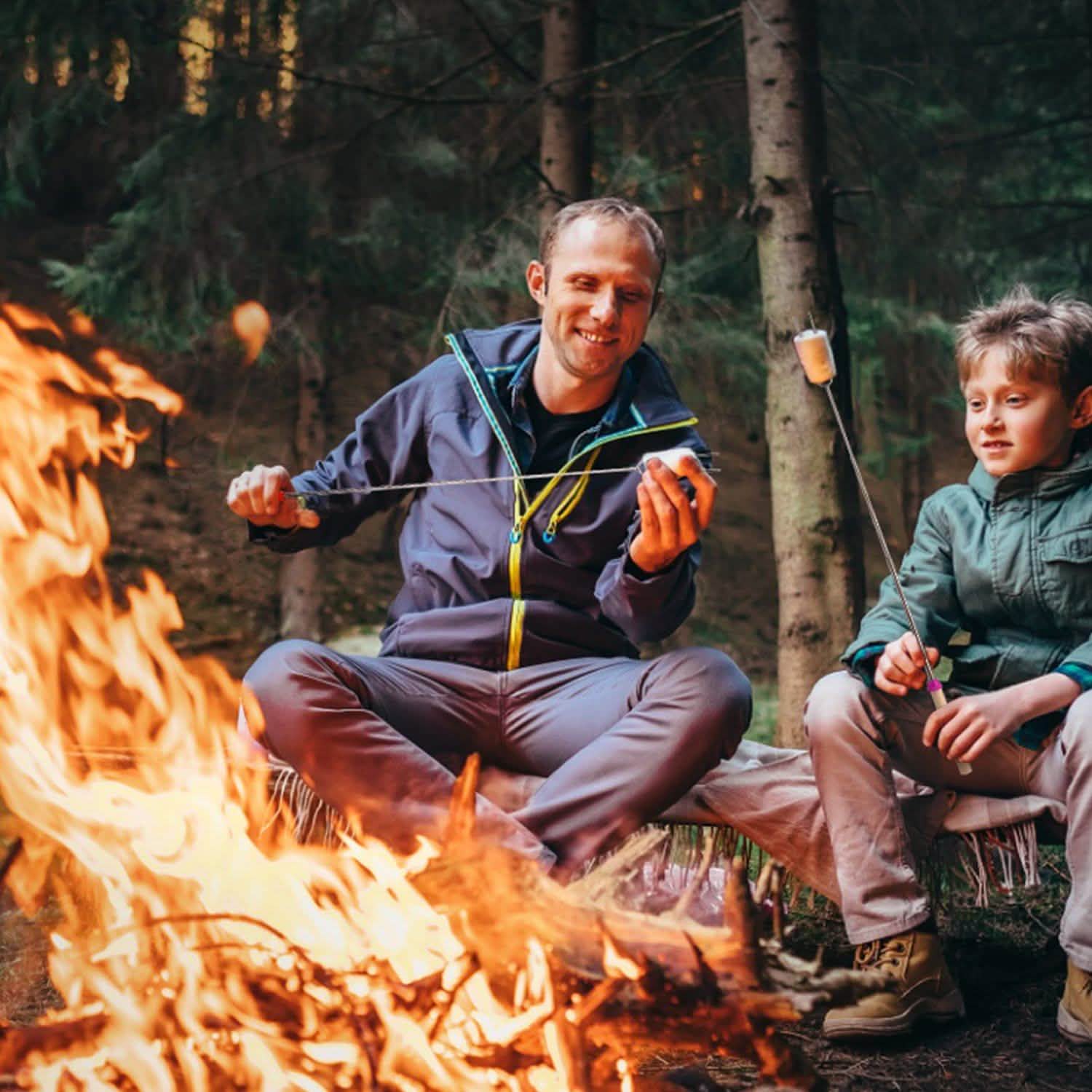 Stainless Steel Roasting Sticks Garden & Patio - Tophatter Daily Deals