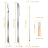 Stainless Steel Roasting Sticks Garden & Patio - Tophatter Daily Deals