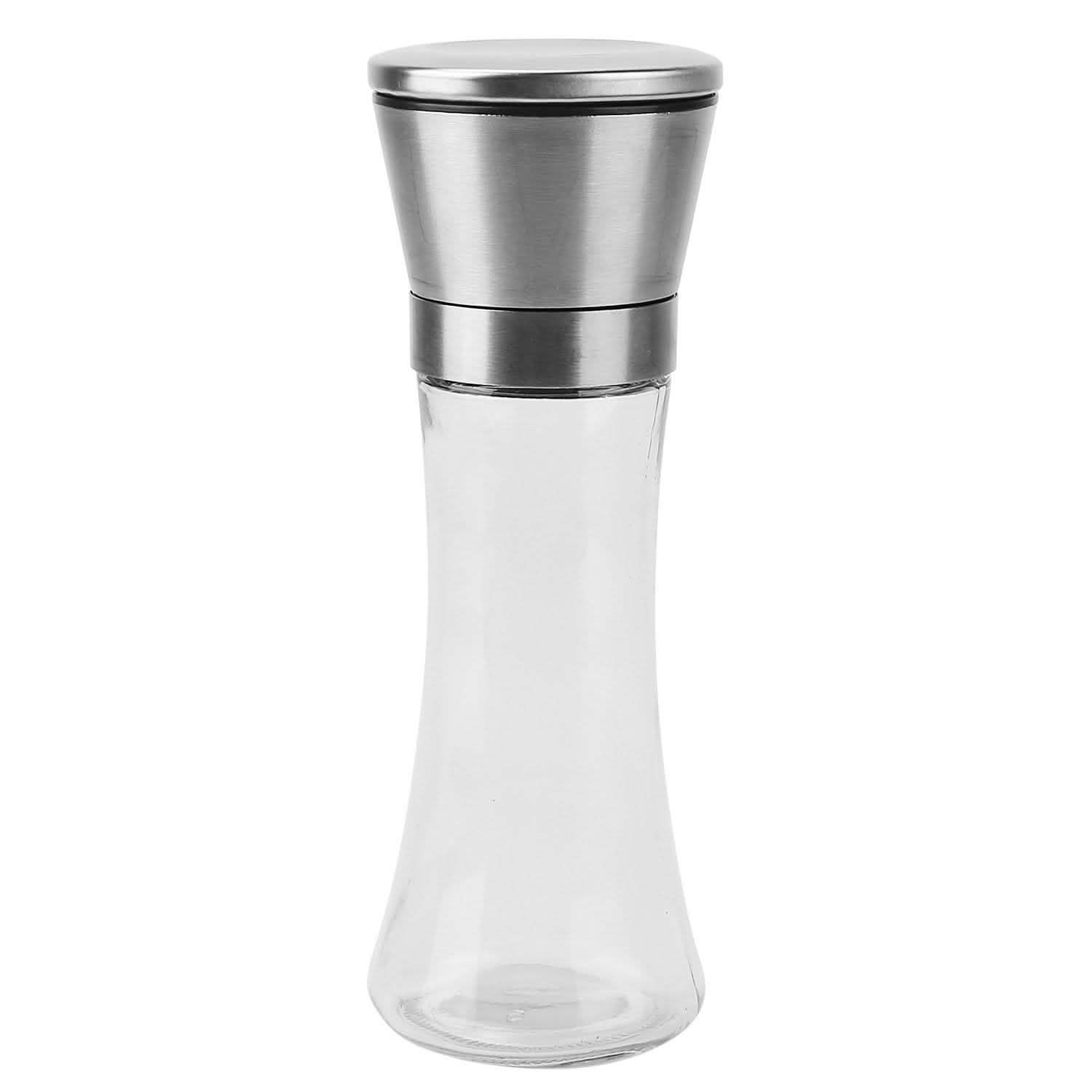 Stainless Steel Salt Pepper Grinder with Adjustable Coarseness Kitchen Tools & Gadgets - Tophatter Daily Deals