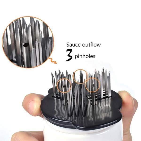 Stainless Steel Seasoning and Marinade Injector Needle Meat Tenderizer Kitchen Tools & Gadgets - Tophatter Daily Deals