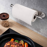 Stainless Steel Paper Towel Holder Kitchen Storage - Tophatter Daily Deals