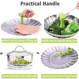 Stainless Steel Vegetable Steamer Basket Kitchen Tools & Gadgets - Tophatter Daily Deals