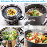 Stainless Steel Vegetable Steamer Basket Kitchen Tools & Gadgets - Tophatter Daily Deals