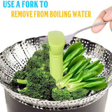 Stainless Steel Vegetable Steamer Basket Kitchen Tools & Gadgets - Tophatter Daily Deals