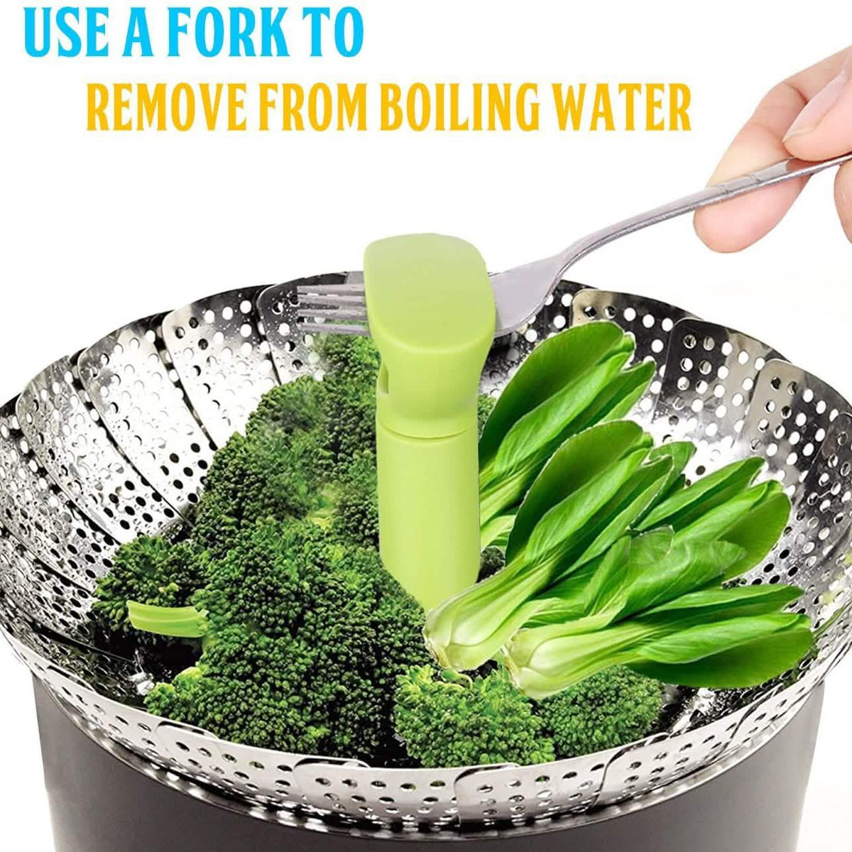Stainless Steel Vegetable Steamer Basket Kitchen Tools & Gadgets - Tophatter Daily Deals